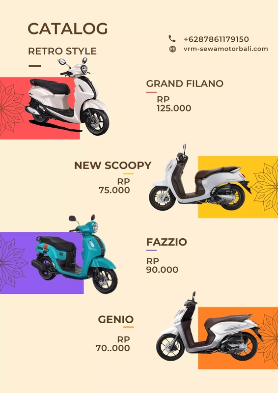 Recommended Scooter Rental in Bali